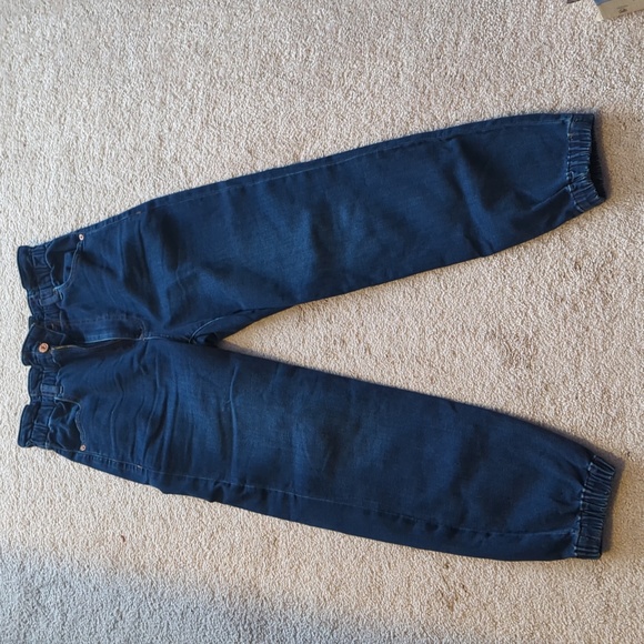 Express paper bag waist jogger jeans size 8 - Picture 1 of 4